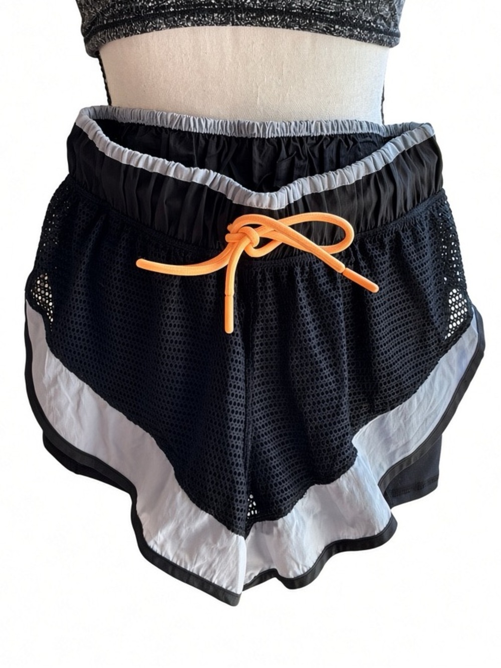 Free People Movement Black Mesh Shorts XS